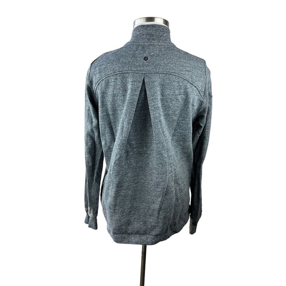 Lululemon Pleat To Street Bomber Jacket Heathered Gray Women's Size 10 H11148 - Picture 15 of 16